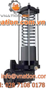 grease pump / pneumatic / piston / spring