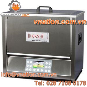 ultrasonic cleaning tank / rinsing / stainless steel / continuous