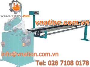 roller conveyor / horizontal / for circular saws