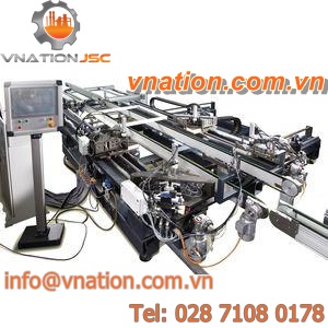 aluminum profile corner crimping machine / automatic / electro-hydraulic