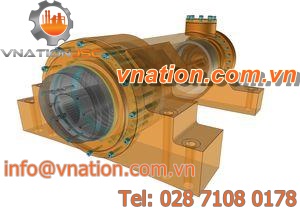 hydraulic cylinder / double-acting / heavy-duty