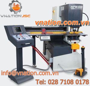 hydraulic punching machine / automatic / for metal sheets / double-head
