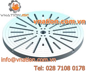 clamping chuck / flange / steel / flange