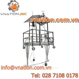 suspended platform / lifting / vertical / electric