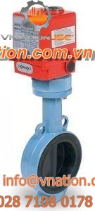 butterfly valve / electrically-actuated