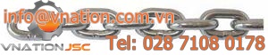 attachment chain / standard link / stainless steel / short-link