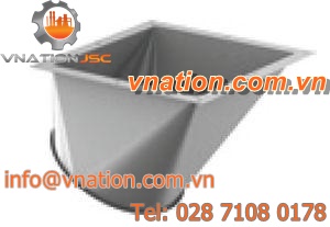 link hopper / square / inclined