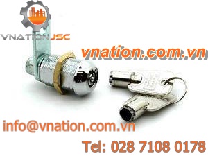 cam lock / key / for display cases / high-security