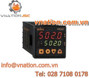 programmable temperature regulator / double LED display