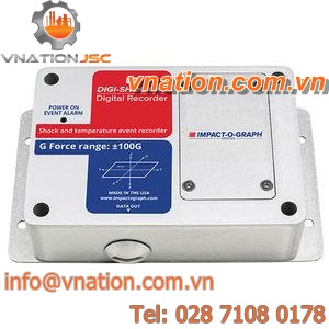 temperature data-logger / shock / digital / USB