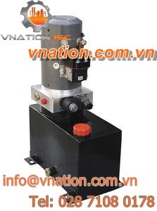 hydraulic power unit with DC motor / handling / small