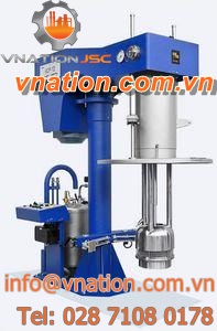 batch mill / basket / for ceramic / vertical