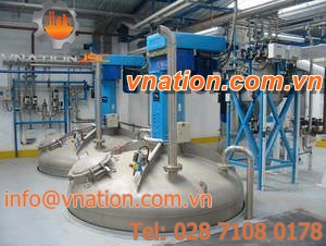 finishing tank / metal / vertical