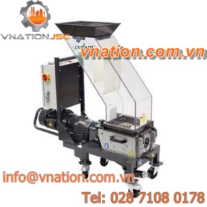 rotor plastic granulator / waste / horizontal / compact
