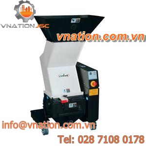 rotor plastic granulator / waste / horizontal / tangential