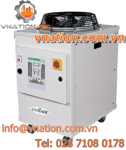 water chiller / for the plastics industry / mobile / compact