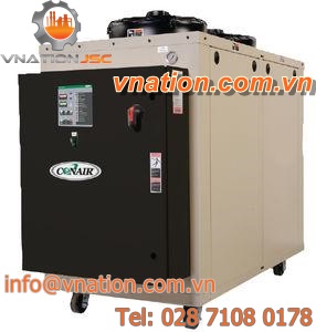 water chiller / for the plastics industry / air-cooled
