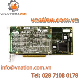 multi-port serial communication card for military applications / data acquisition / RS485 / RS422