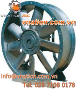 axial fan / extraction / IP55 / galvanized steel