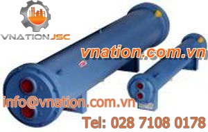 ammonia condenser / shell and tube / steel / stainless steel