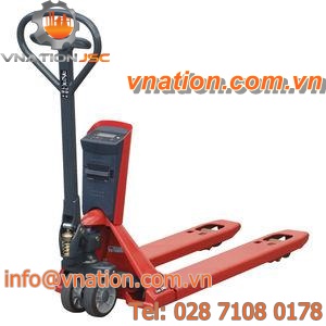 hand pallet truck / with printer / scale / transport