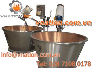 the food industry agitator / rotary / variable-speed / warming