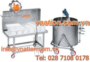 cheese tank / for pasteurization / metal / vertical