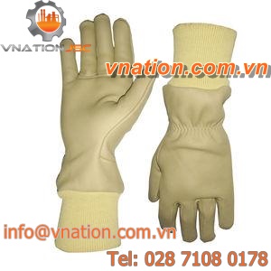 handling gloves / mechanical protection / leather / full-grain leather