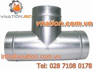 grooved fitting / T / air duct