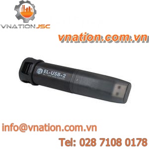temperature data-logger / relative humidity / USB / IP67