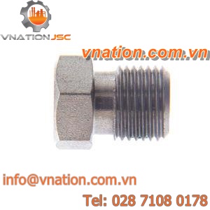 threaded plug / stainless steel