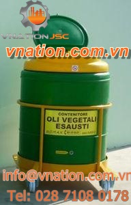 steel crate / waste oil collection