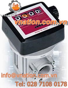 oval gear flow meter / for fuel / in-line / electronic