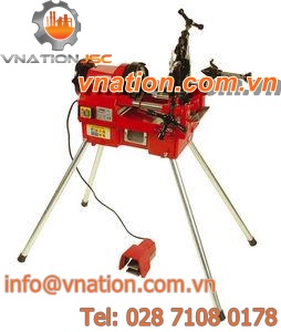 semi-automatic pipe threading machine