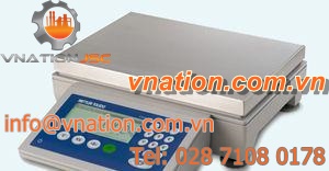 benchtop scales / with LCD display / robust / industrial