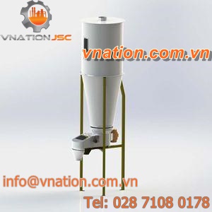 vibratory disc mill / waste / for powders / vertical