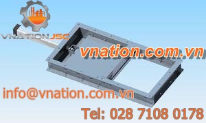 knife gate valve / electropneumatic