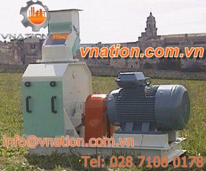 hammer mill / for grain / horizontal