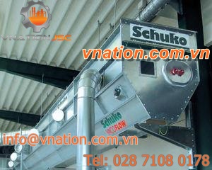 chain conveyor / drag / horizontal / transport