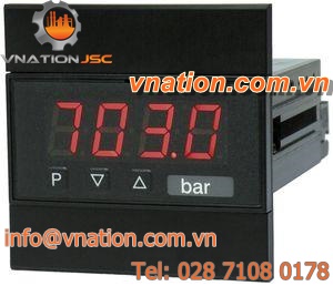 optical adapter / gauge / aluminum / panel