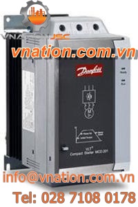 motor soft starter / semiconductor / low-voltage / compact
