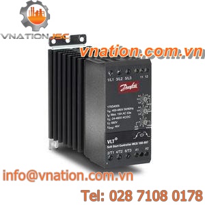 motor soft starter / digital / low-voltage / compact