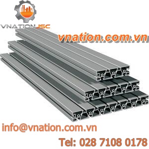 aluminum profile / for machine frames and housings