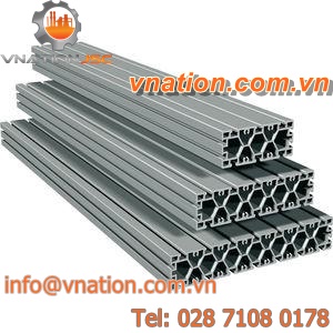 aluminum profile / T-slot / for machine frames and housings / lightweight