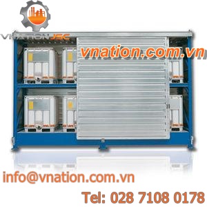 galvanized steel intermodal container / hazardous goods / storage / safety
