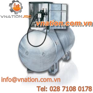 diesel storage tank / polyethylene / steel / mobile