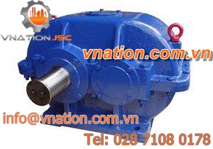 helical gear reducer / coaxial / for shafts
