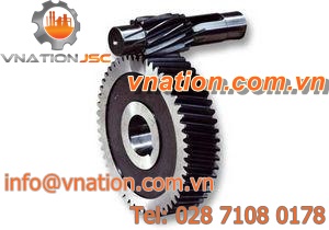 helical gear / custom / hub