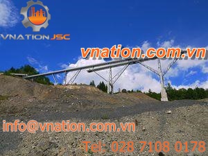 belt conveyor / for the mining industry / vibrating / horizontal