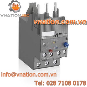 overload relay / adjustable / electronic / for electric motors